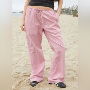 Brandy Melville  Red & White Plaid Tie Pants